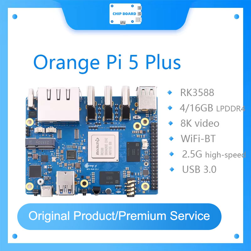 Orange Pi 5 Plus 32Gb - Orange Pi 5 Plus-Carte de développement